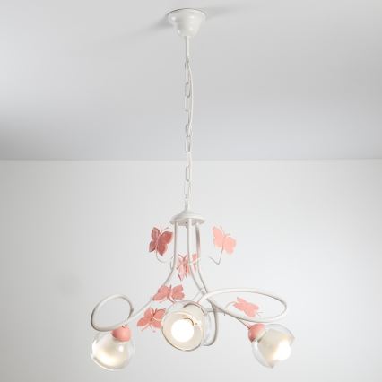 ONLI - Dečiji luster BUTTERFLY 3xE14/6W/230V