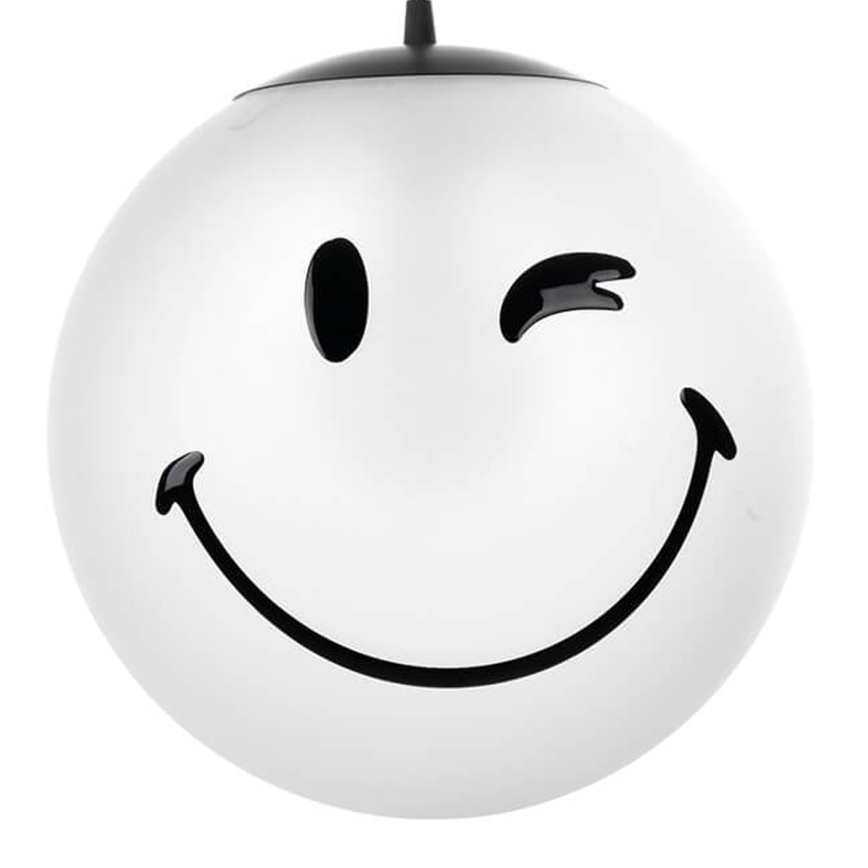 ONLI - Dečiji luster na kablu SMILEY 1xE27/15W/230V bela