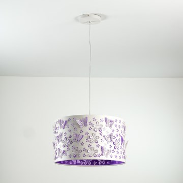 ONLI - Dečiji luster TITILLA 1xE27/22W/230V ljubičasta/bela