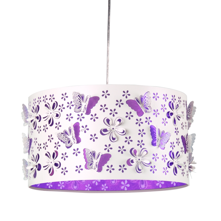 ONLI - Dečiji luster TITILLA 1xE27/22W/230V ljubičasta/bela