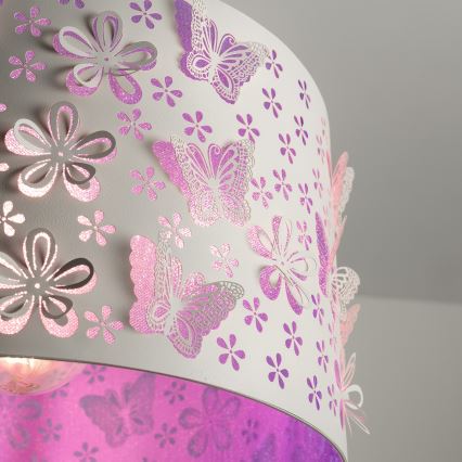 ONLI - Dečiji luster TITILLA 1xE27/22W/230V ljubičasta/bela