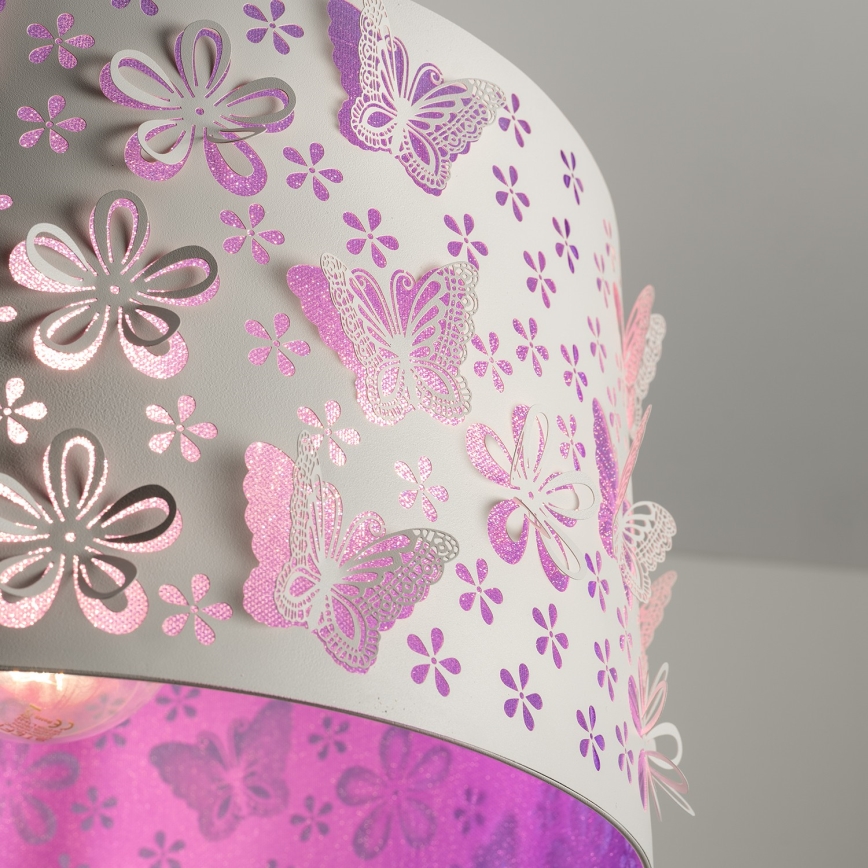 ONLI - Dečiji luster TITILLA 1xE27/22W/230V ljubičasta/bela