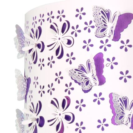 ONLI - Dečiji luster TITILLA 1xE27/22W/230V ljubičasta/bela