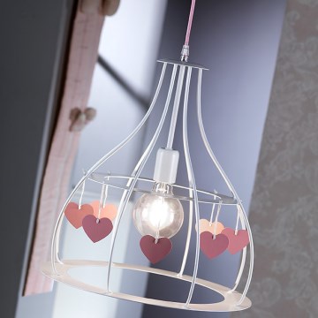 ONLI - Dečiji luster TITTA 1xE27/22W/230V ružičasta