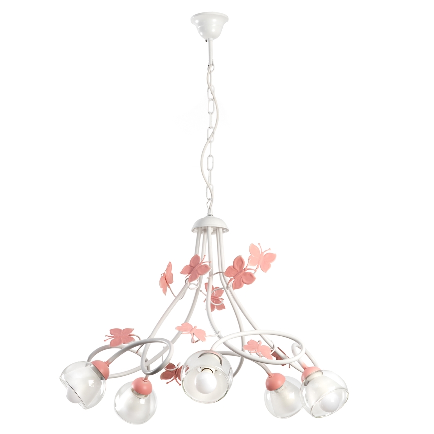 ONLI - Dečji luster BUTTERFLY 5xE14/6W/230V