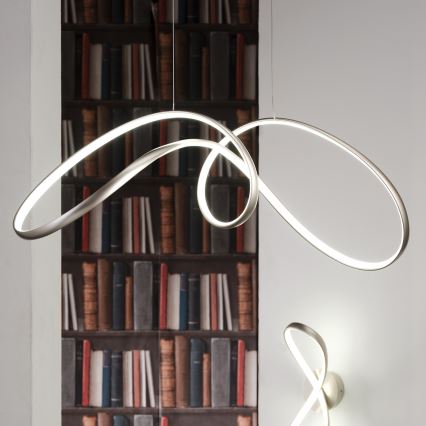 ONLI - LED luster na sajli INFINITY LED/50W/230V 4500K mat hrom