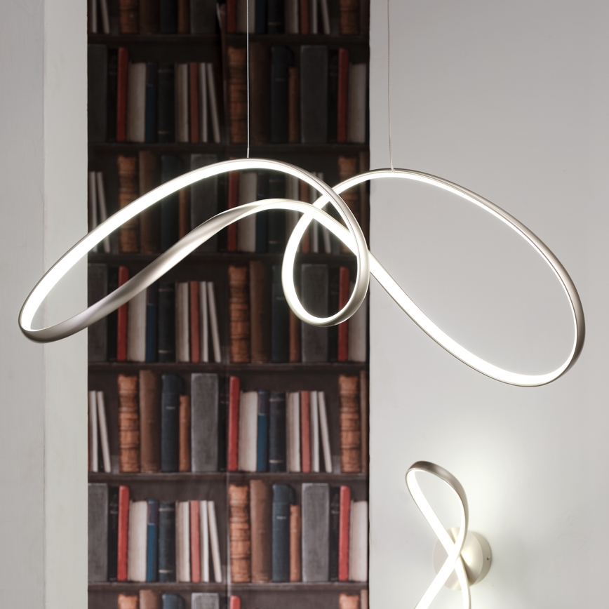 ONLI - LED luster na sajli INFINITY LED/50W/230V 4500K mat hrom