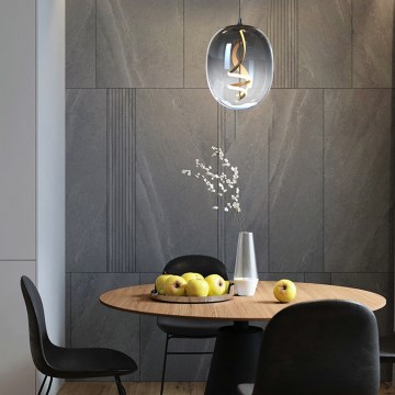 ONLI - LED luster na sajli LILLY LED/12W/230V 4000K crna