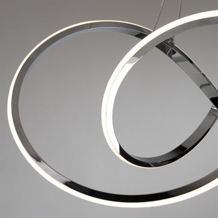 ONLI - LED luster na sajli LOOP LED/40W/230V 4000K sjajni hrom