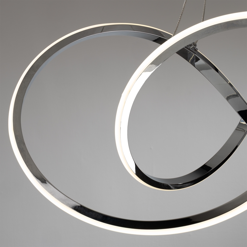 ONLI - LED luster na sajli LOOP LED/40W/230V 4000K sjajni hrom