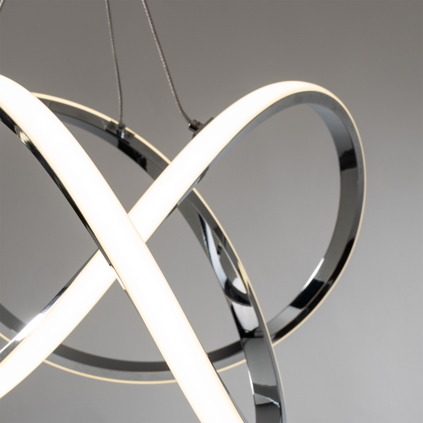 ONLI - LED luster na sajli LOOP LED/40W/230V 4000K sjajni hrom