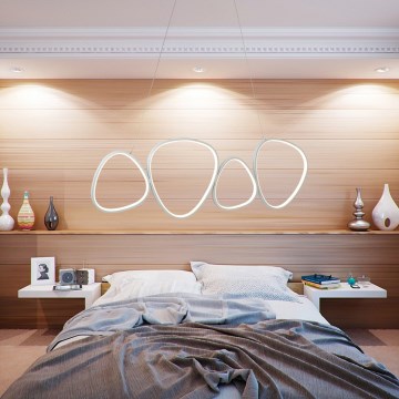 ONLI - LED luster na sajli ROMEO LED/48W/230V 4000K bela