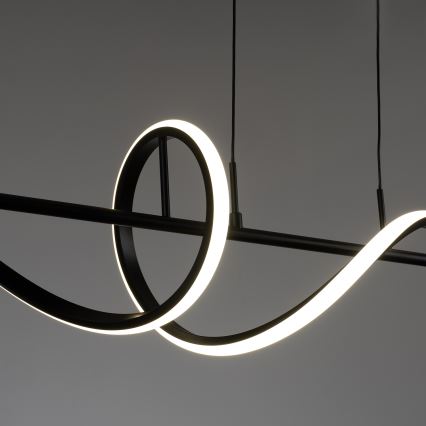 ONLI - LED luster na sajli TWIST LED/30W/230V 4000K crna