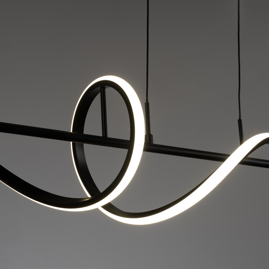 ONLI - LED luster na sajli TWIST LED/30W/230V 4000K crna