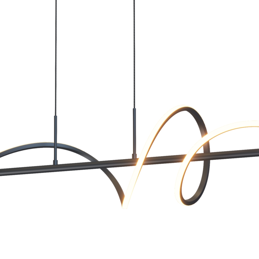 ONLI - LED luster na sajli TWIST LED/30W/230V 4000K crna