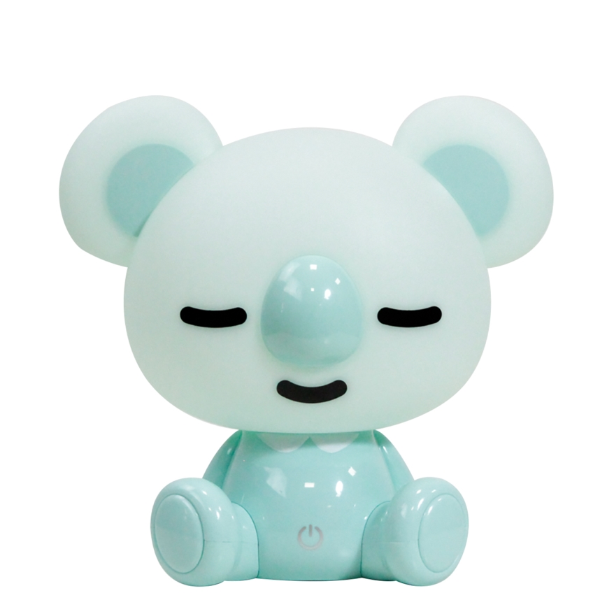 ONLI - LED prigušiva dečja noćna lampica PUPPIES LED/3W/230V 20 cm koala/zelena