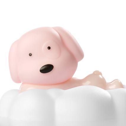 ONLI - LED Punjiva dečija noćna lampica NUVOLINA LED/2,5W/5V 300 mAh pas/roze