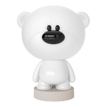 ONLI - LED RGB dečija noćna lampica PUPPIES, LED/3W/USB, plišani meda, 30 cm