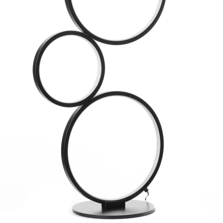 ONLI - LED stojeća lampa RINGS LED/58W/230V 4000K crna