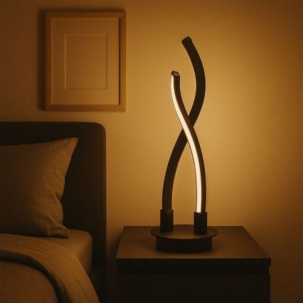 ONLI - LED Stona lampa DAFNE LED/12W/230V 4000K 48 cm crna