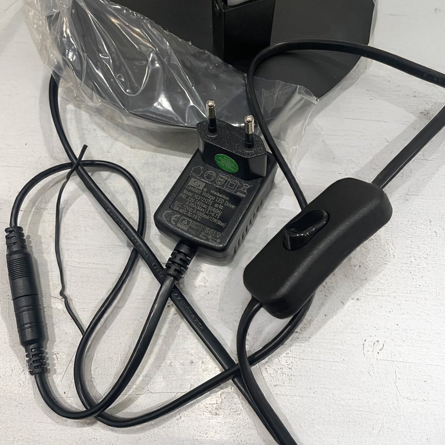 ONLI - LED Stona lampa DAFNE LED/12W/230V 4000K 48 cm crna