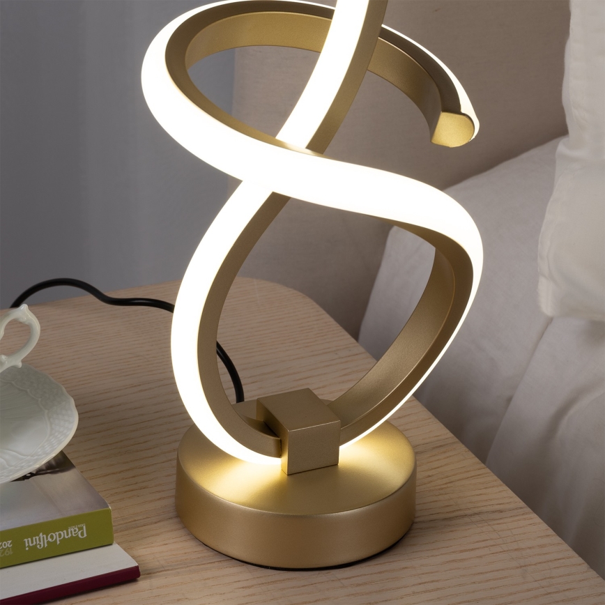 ONLI - LED stona lampa KIRA LED/10W/230V 4000K 28 cm zlatna