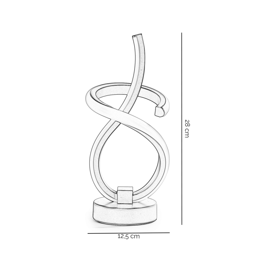 ONLI - LED stona lampa KIRA LED/10W/230V 4000K 28 cm zlatna