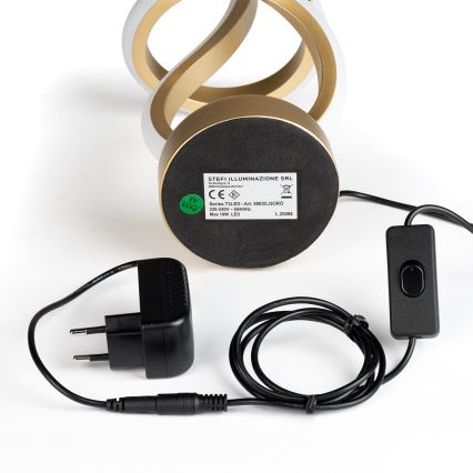 ONLI - LED stona lampa KIRA LED/12W/230V 4000K 38,5 cm zlatna