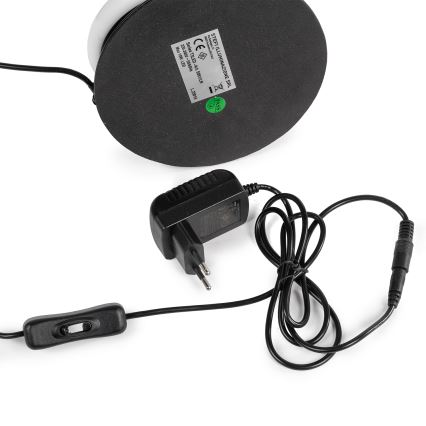 ONLI - LED stona lampa TWIST LED/12W/230V 4000K 40 cm crna