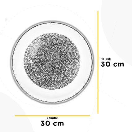 ONLI - LED stropno svetlo BRILL LED/12W/230V 4000K prečnik 30 cm