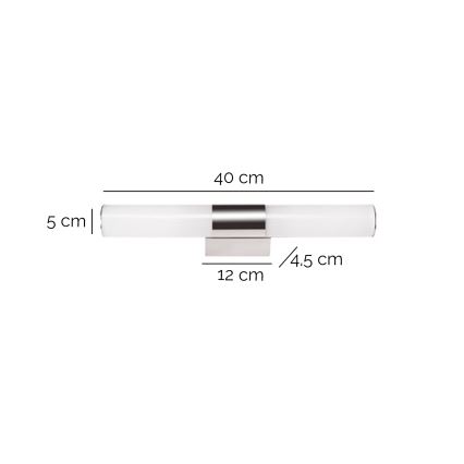 ONLI - LED svetlo za slike OBUT LED/8W/230V 4000K matni hrom