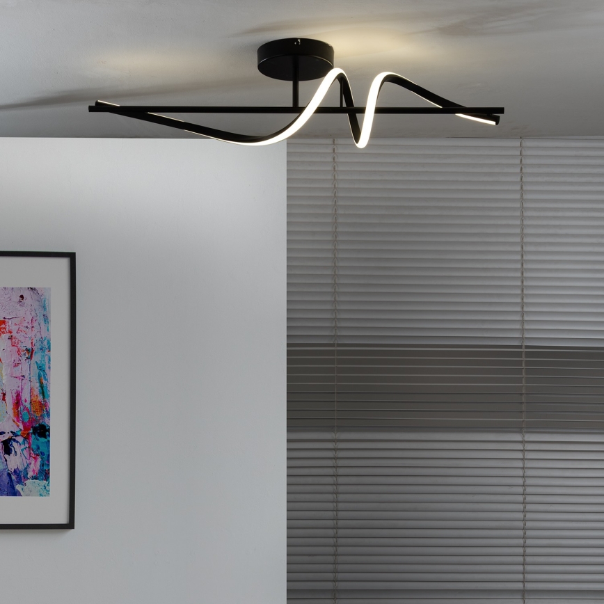 ONLI - LED zidno svetlo TWIST LED/25W/230V 4000K crno