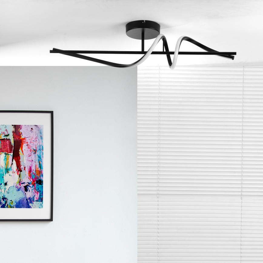 ONLI - LED zidno svetlo TWIST LED/25W/230V 4000K crno