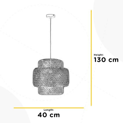 ONLI - Luster na kablu BAMBOO 1xE27/22W/230V bambus