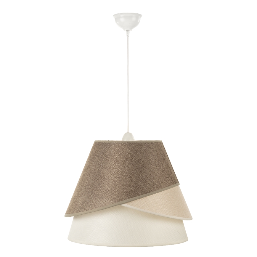 ONLI - Luster na kablu POLLON 1xE27/15W/230V braon/krem/bež
