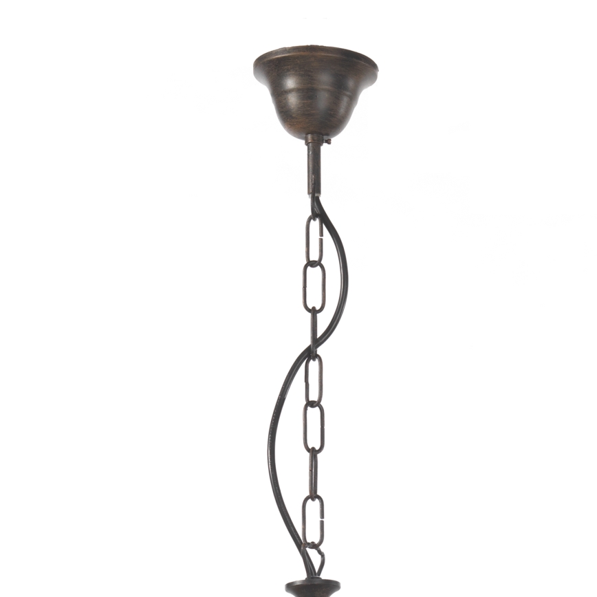 ONLI - Luster na lancu AGAR 5xE14/6W/230V prečnik 80 cm
