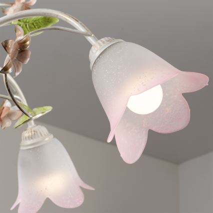 ONLI - Luster na lancu BOTTON DORO 5xE14/6W/230V