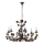ONLI - Luster na lancu CAROLINA 6xE14/6W/230V bronzana