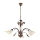 ONLI - Luster na lancu LUCREZIA 3xE14/6W/230V bronzan
