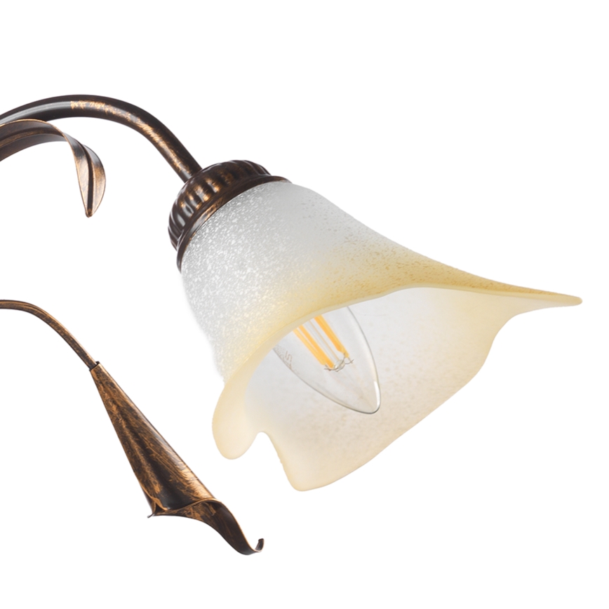 ONLI - Luster na lancu LUCREZIA 3xE14/6W/230V bronzan