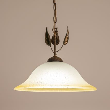 ONLI - Luster na lancu MIRA 1xE27/22W/230V prečnik 40 cm