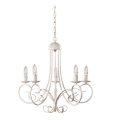 ONLI - Luster na lancu POMPEI 5xE14/6W/230V krem boje