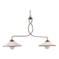 ONLI - Luster na lancu ROSINA 2xE27/22W/230V bronzan