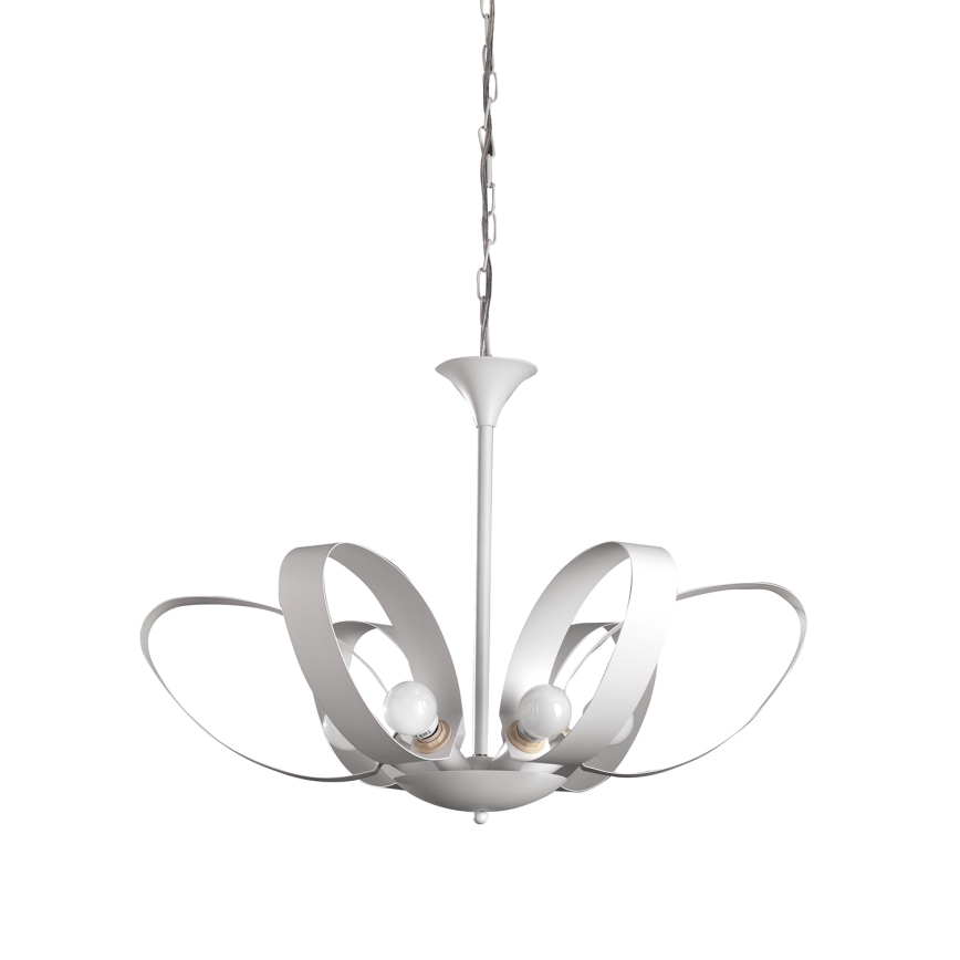 ONLI - Luster na lancu SERENA 6xE14/6W/230V beli