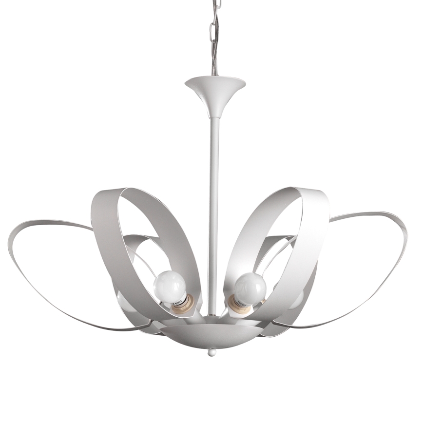 ONLI - Luster na lancu SERENA 6xE14/6W/230V beli