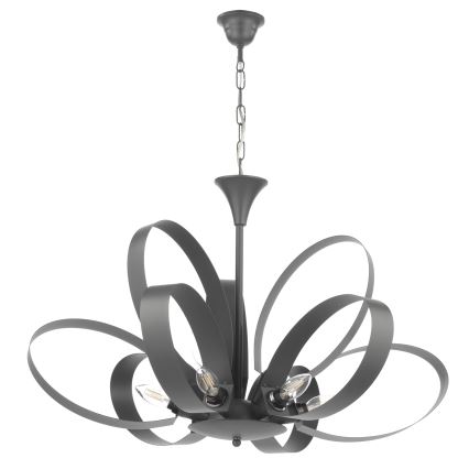 ONLI - Luster na lancu SERENA 9xE14/6W/230V crni