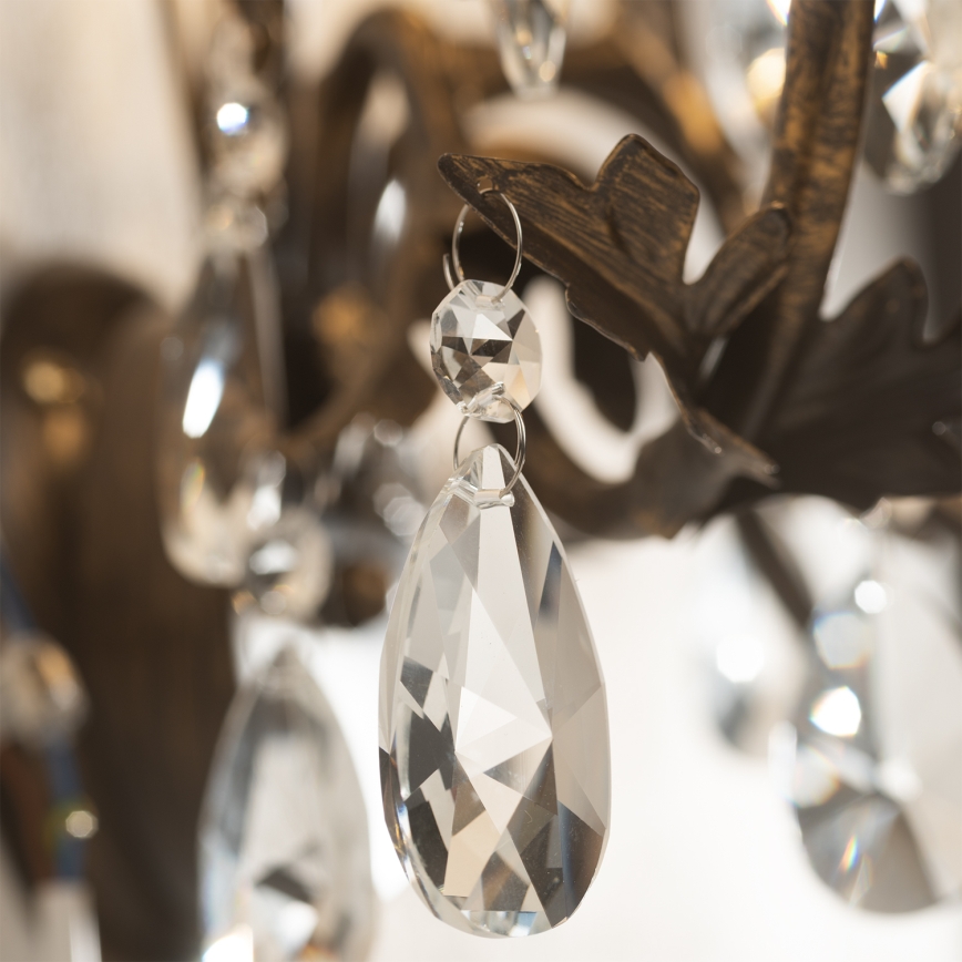 ONLI - Luster na lancu TERESA 3xE14/6W/230V bronza