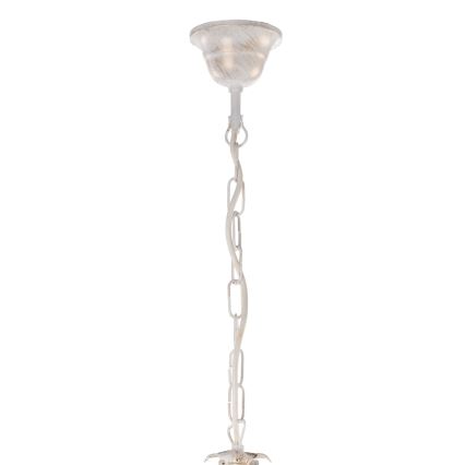 ONLI - Luster na lancu TERESA 5xE14/6W/230V beli