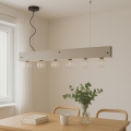 ONLI - Luster na sajli ARGO 6xE27/22W/230V siva