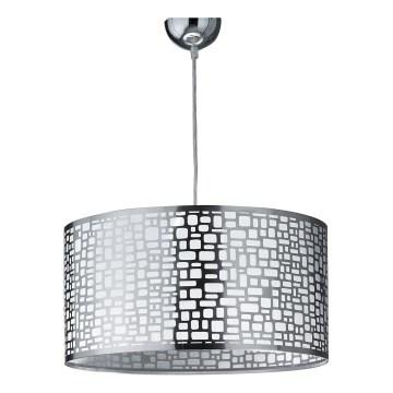 ONLI - Luster na sajli BRUCE 1xE27/15W/230V prečnik 45 cm mat hrom